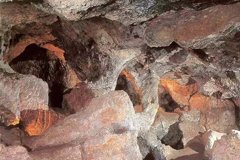 Interior de la mina