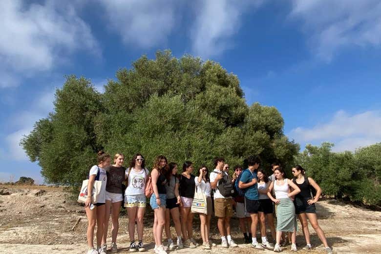 Foto de grupo en la finca