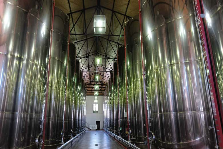 Tanques en los que se almacena el aceite
