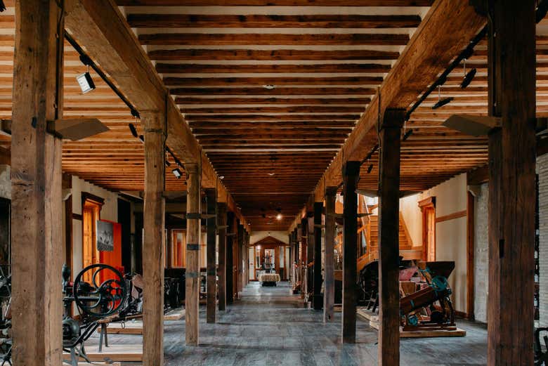 Explore the interior of this historic winery