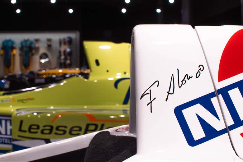 Veréis una amplia colección de monoplazas