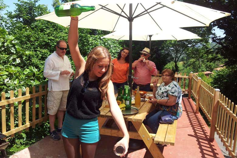 Espicha en el Spa Rural Mirador de Miranda