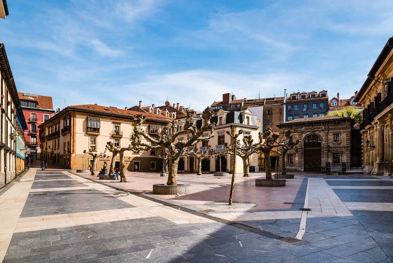 Durante il free tour di Oviedo