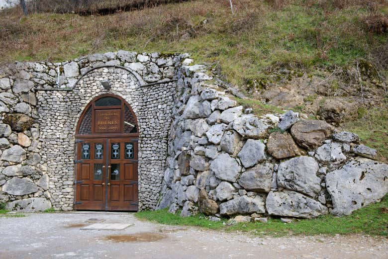 Entrada para o funicular de Bulnes