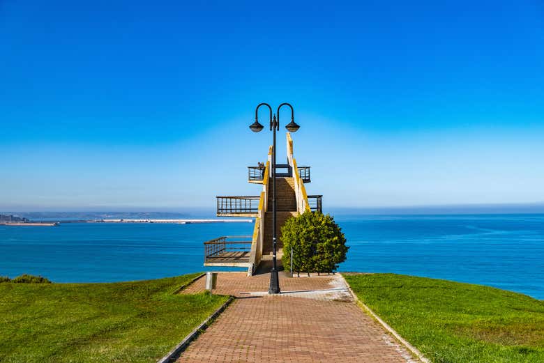 Belvédère de La Providencia, sur la côte de Gijón