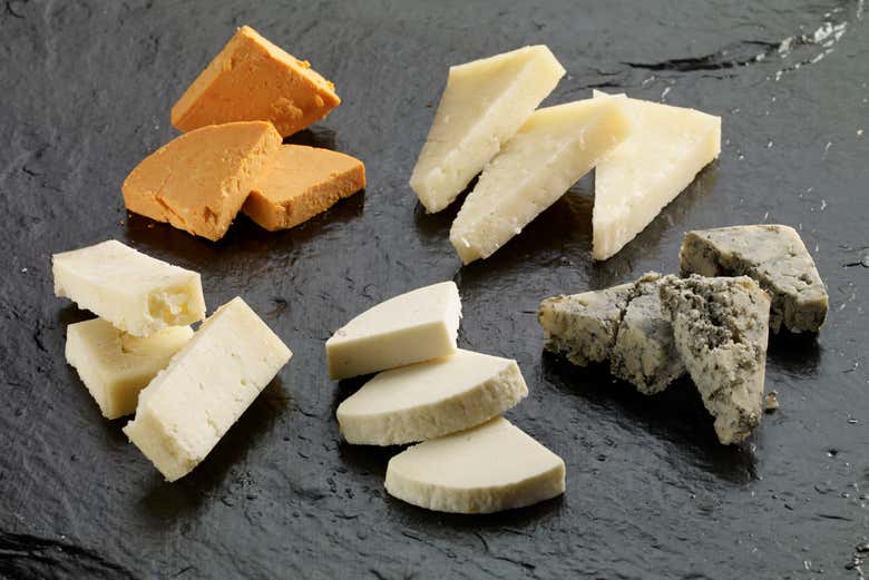 Différents types de fromage 