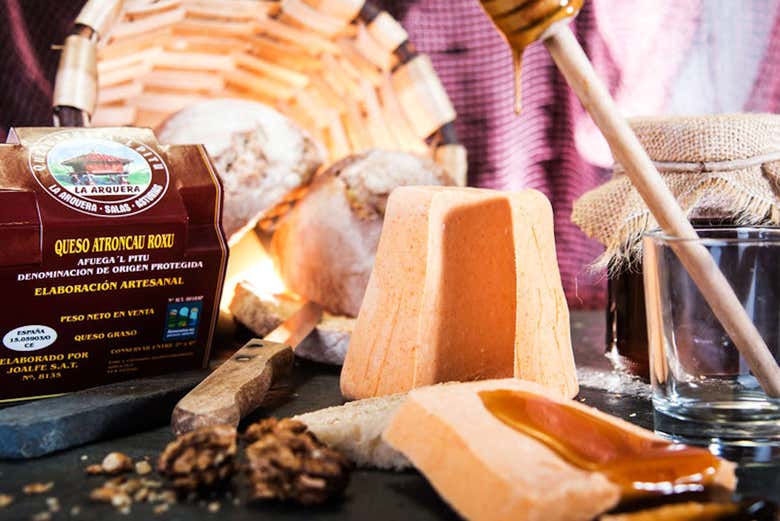 Afuega'l Pitu roxu de la quesería artesanal La Arquera
