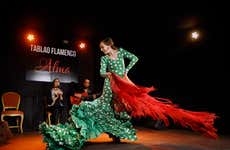 Espetáculo de flamenco no tablado Alma