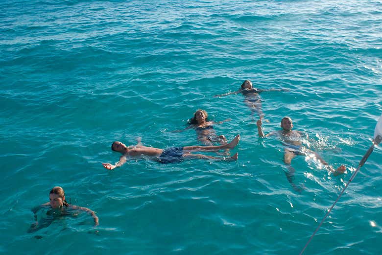Se baigner dans les eaux de Majorque