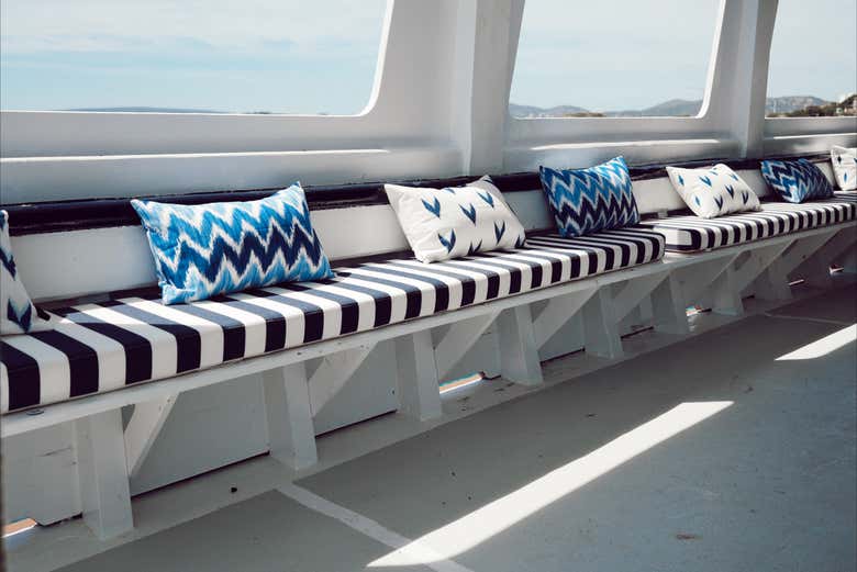 Assentos do barco