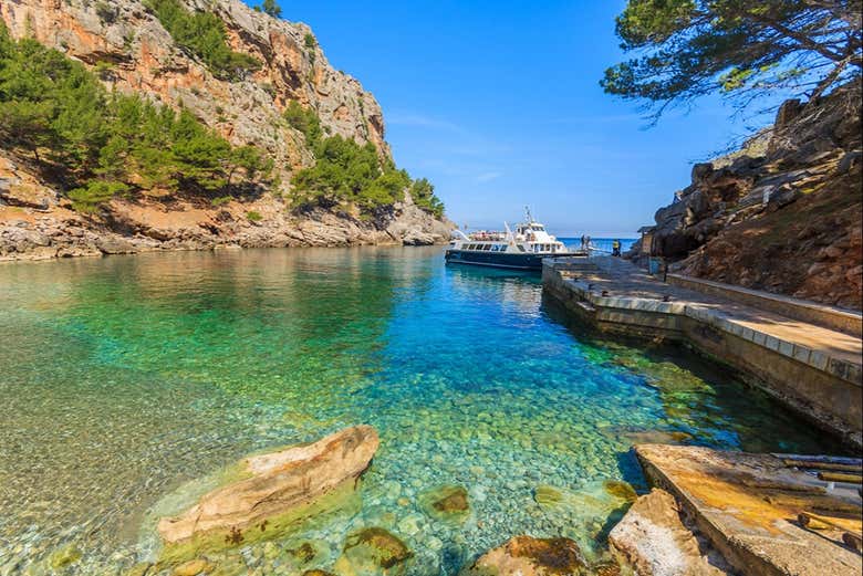 Bateau à La Calobra