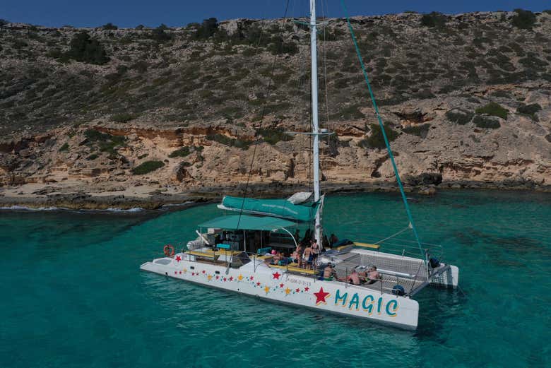 Catamarã pela baía de Palma