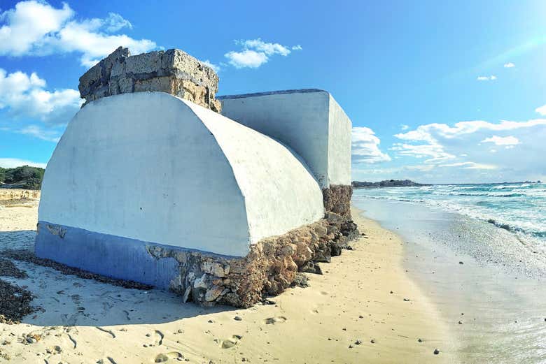 Búnker en la playa