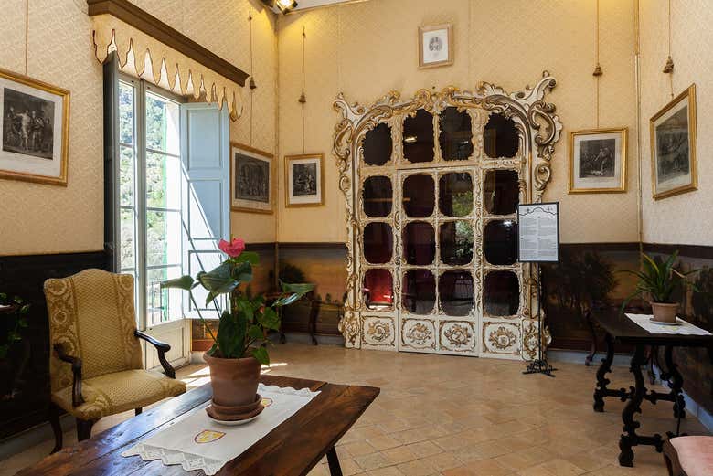 Interior da casa de Alfabia