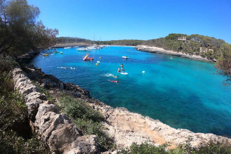 Sports nautiques à Cala Mondragó