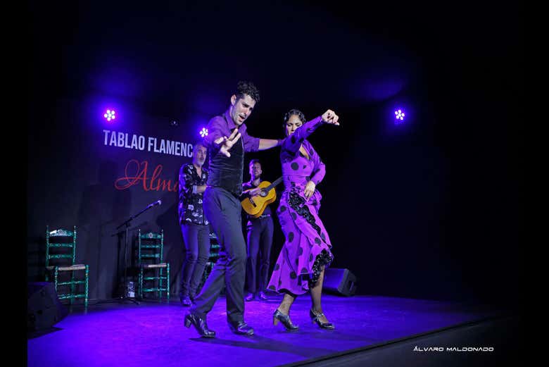 Artistas no palco