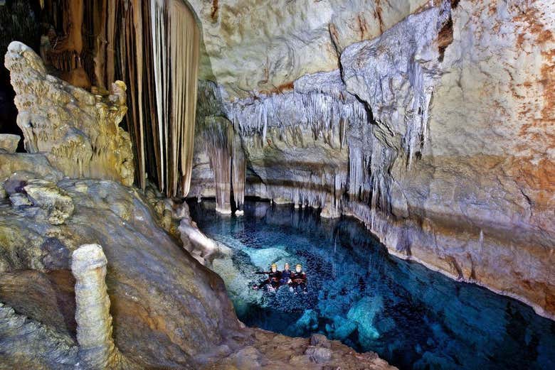 Sea caving in Mallorca