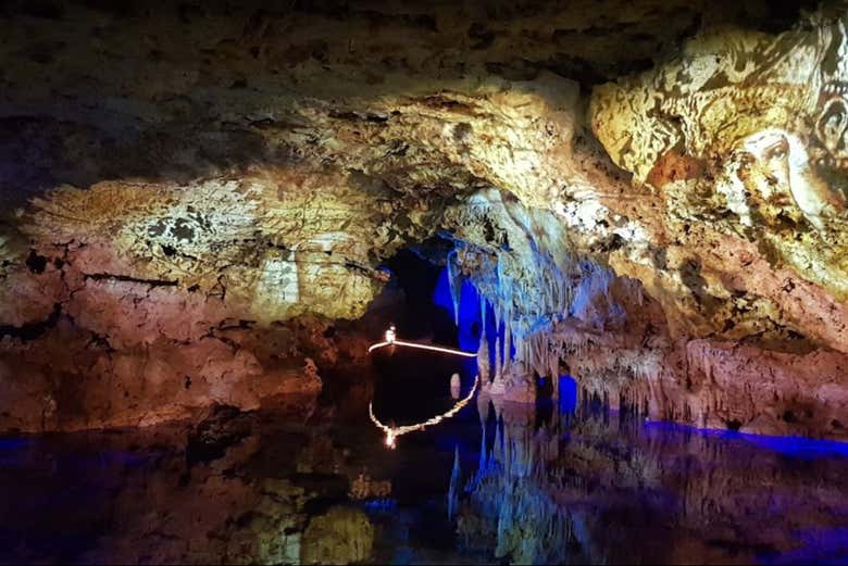 Intérieur des grottes