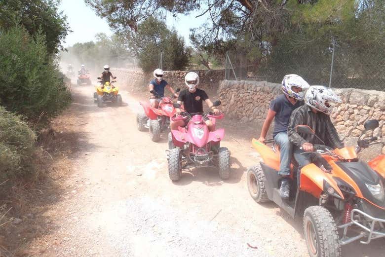 Recorriendo Mallorca en quad