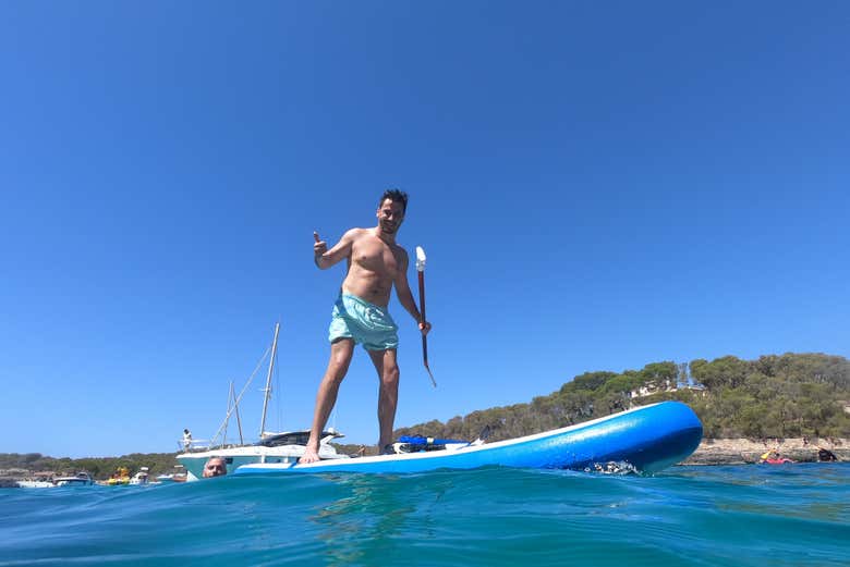 Amusez-vous sur la planche de paddle
