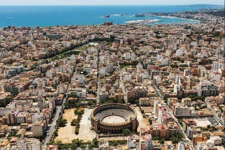 Il Coliseo Balear visto dall'alto