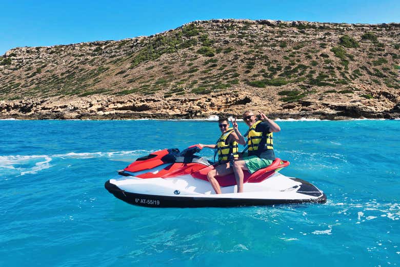 Giro in moto d'acqua