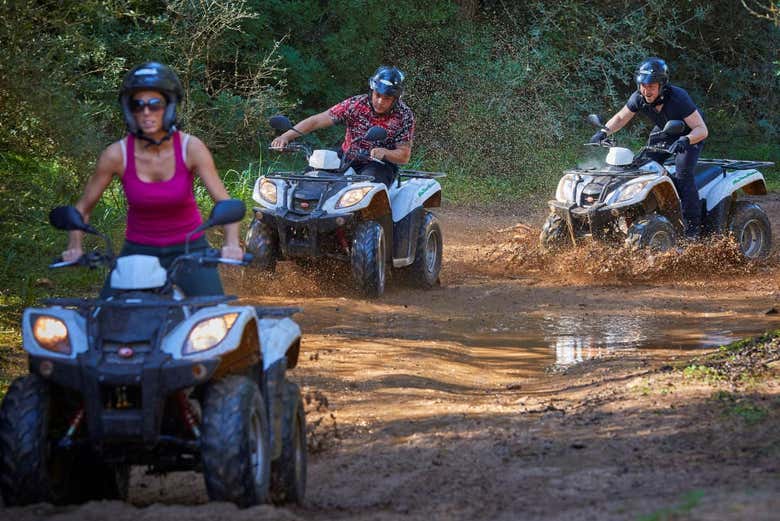 Recorriendo en quad el interior de Mallorca