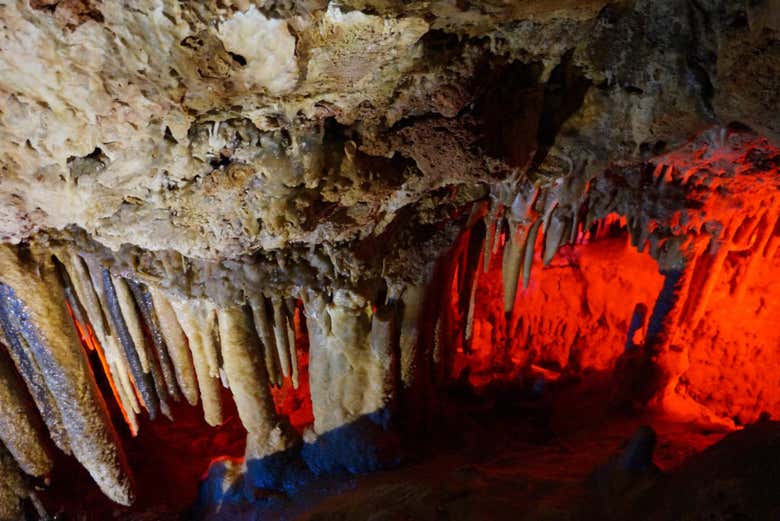 Sedimentos das Grutas de Génova