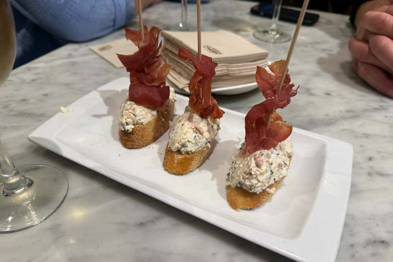 Probaremos diferentes pinchos típicos locales