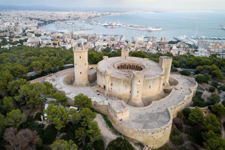 Panorâmica do castelo de Bellver
