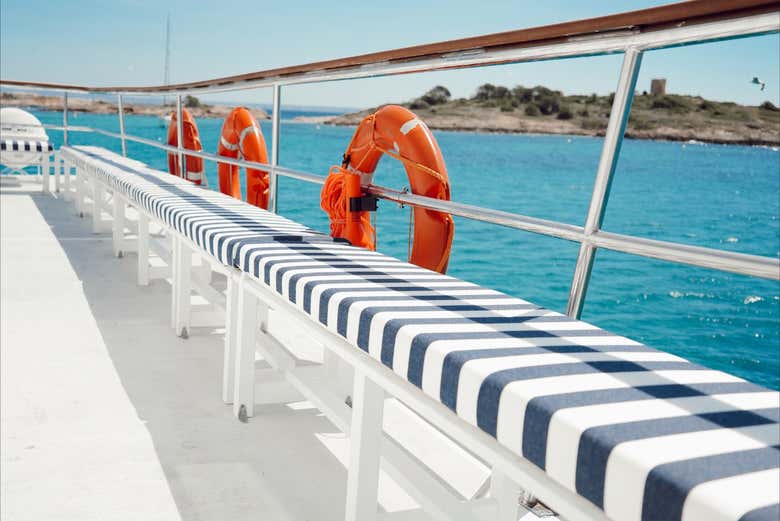 La coperta dell'imbarcazione