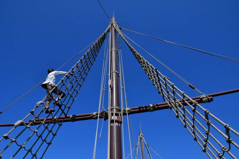 Mástil de una carabela