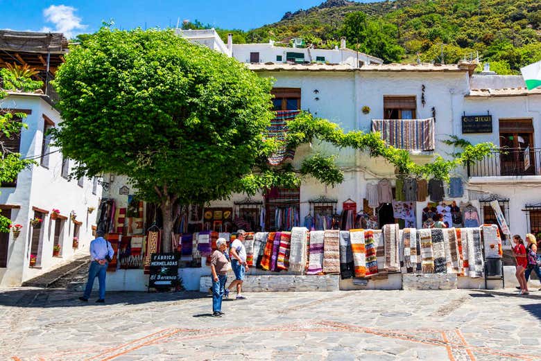 Plaza de la Libertad, en Pampaneira