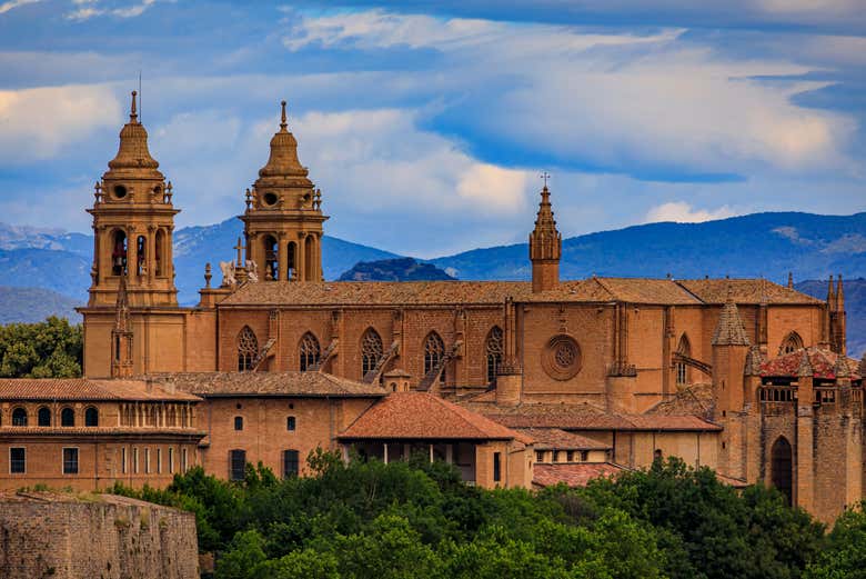 Panoramica della Cattedrale di Pamplona