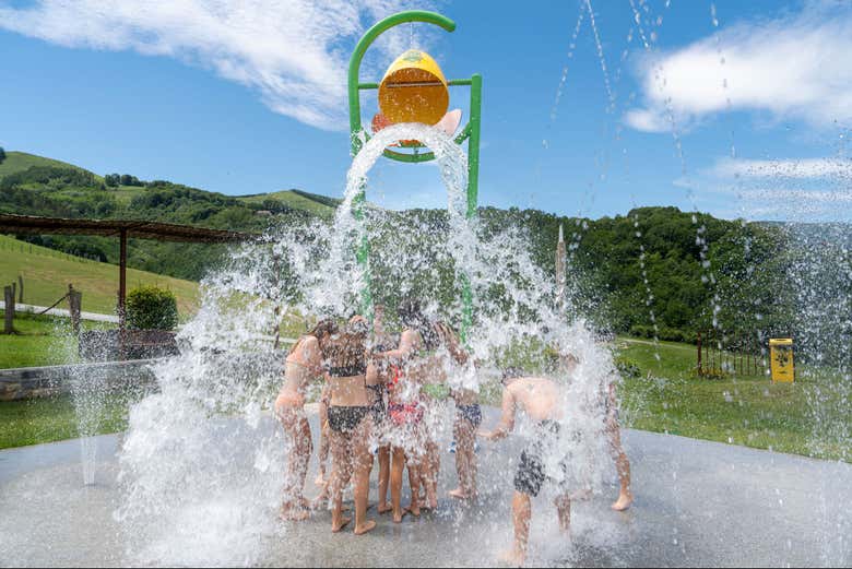 Juegos de agua en IrriSarri Land