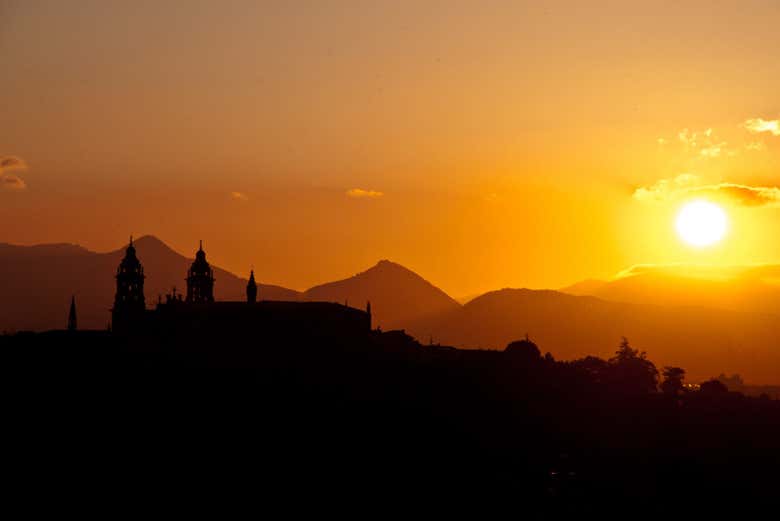 Catedral de Pamplona al atardecer