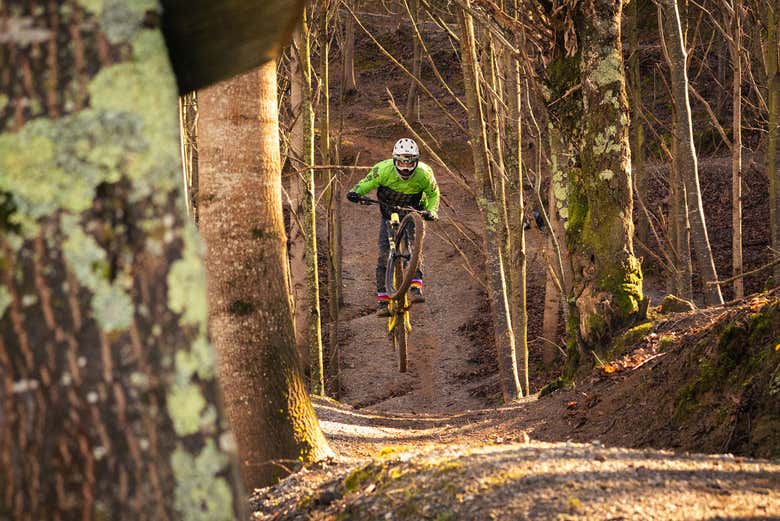 Descargando adrenalina en el bike park