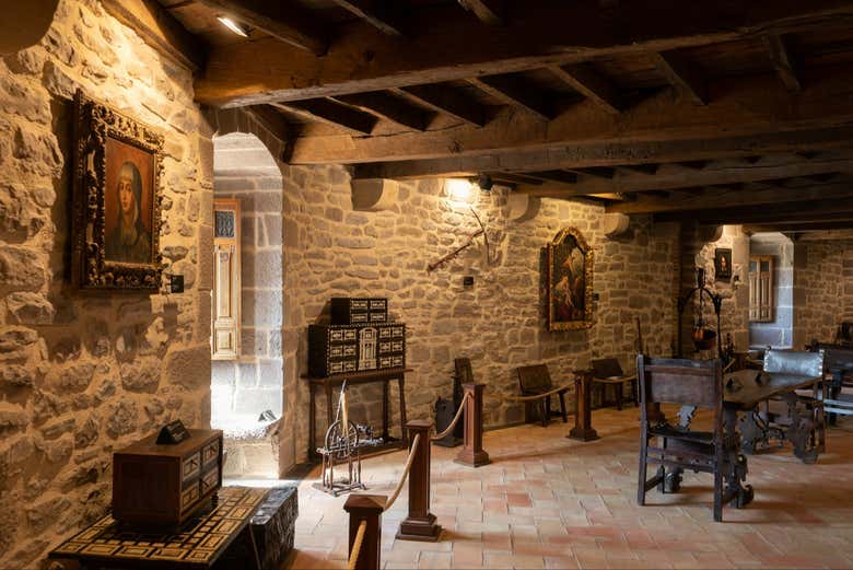 Interior del castillo de Javier