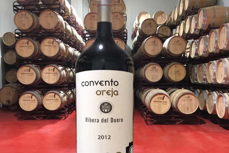 Botella de vino Convento de Oreja