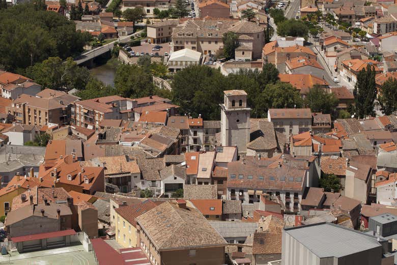 Panorámica del casco histórico de Peñafiel