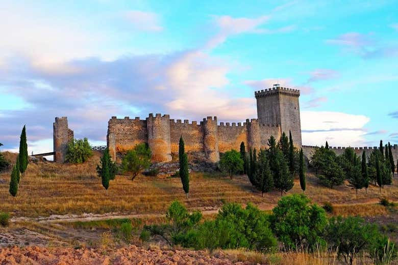 Panorâmica do castelo de Peñaranda