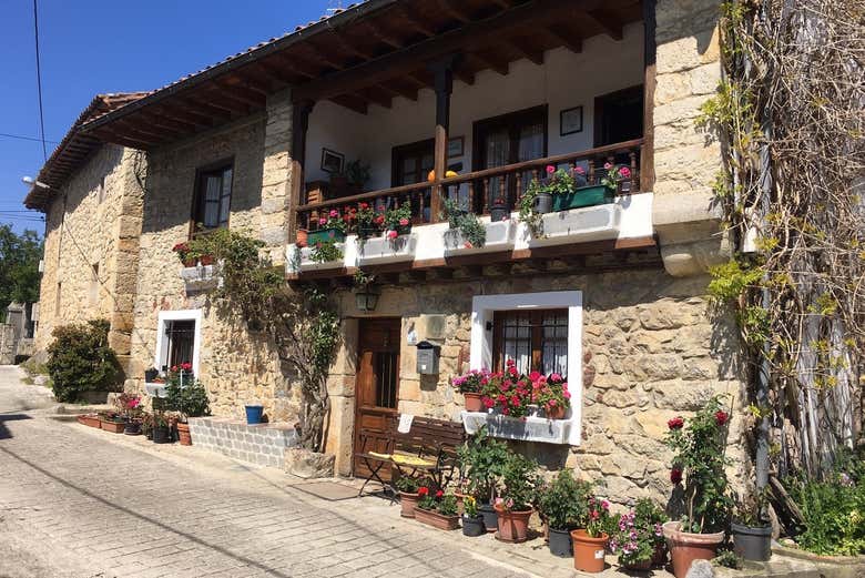 Une maison asturienne typique à Buelna