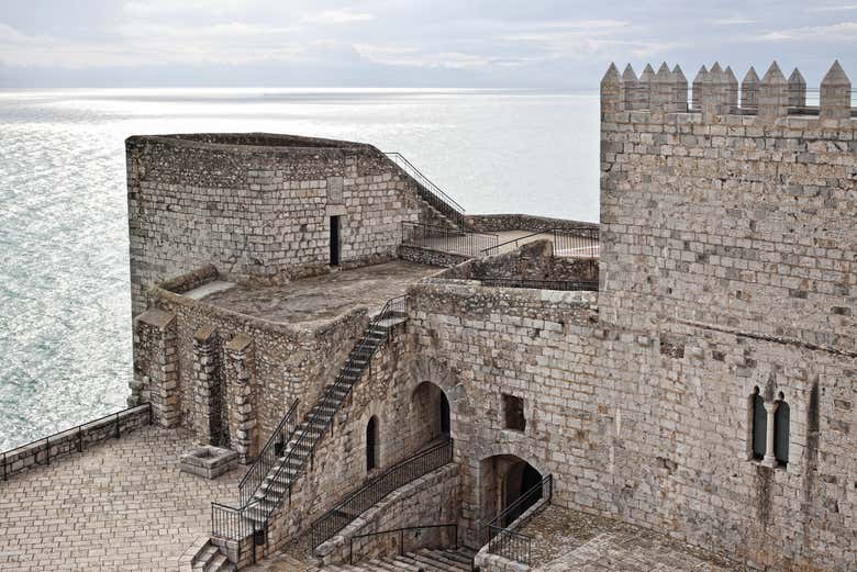 Detalles del Castillo del Papa Luna