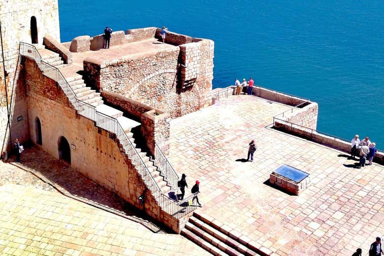 Interior del castillo de Peñíscola