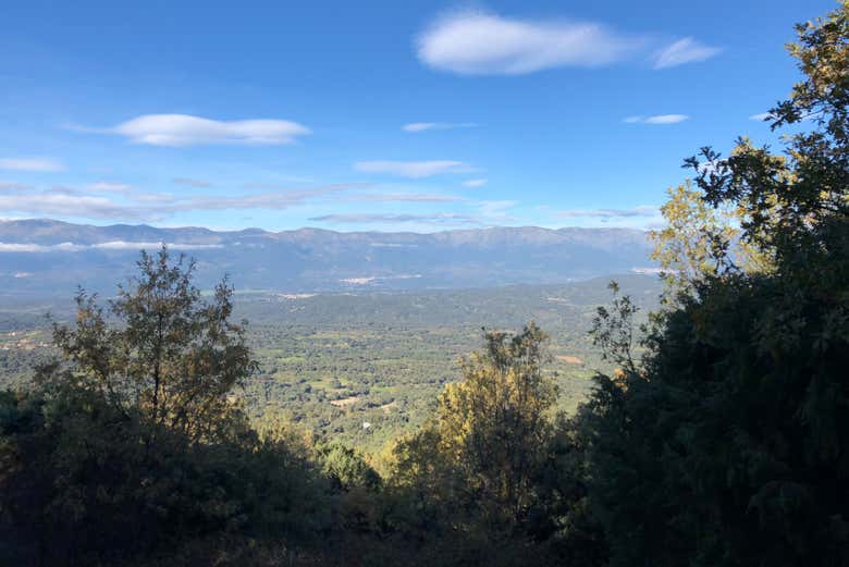 Vistas del valle del Tiétar