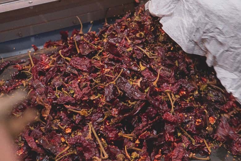 Pimientos para la producción