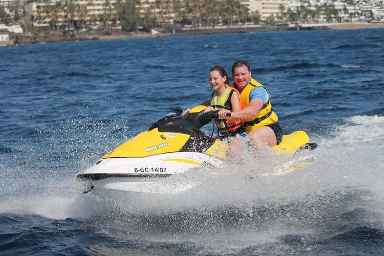 Tour de jet ski por Playa Blanca