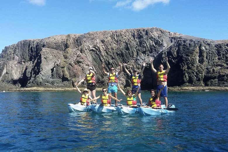 ¡Qué divertido el kayak!