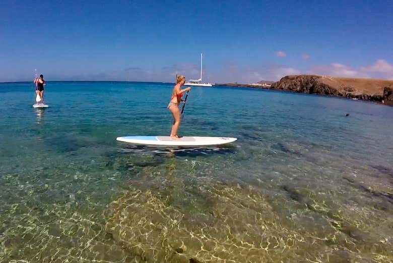 Enjoying Papagayo Beach