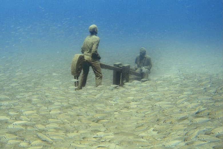 Enjoying the dive